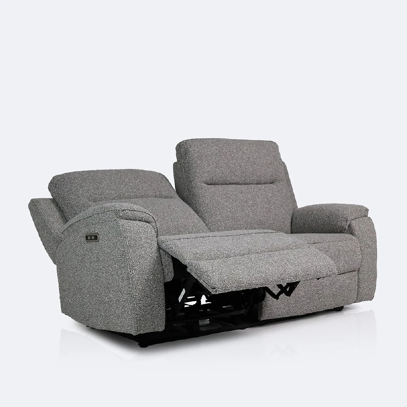 Anders Power Reclining Sofa - Mixed Grey