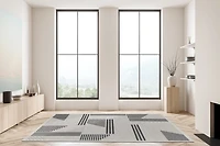 Assia Outdoor Rug 5x7 - Grey