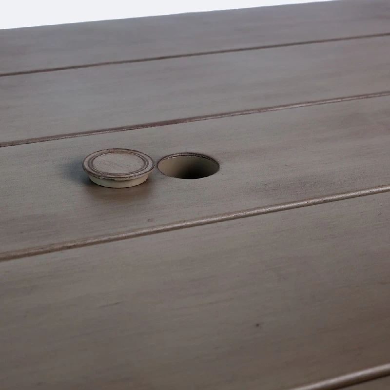 Auckland Dining Table - Brushed Taupe