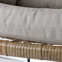 Bahama Double  Wicker Accent Chair