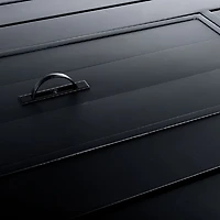 Belvedere 35"x56" Rectangular Firepit Table - Black