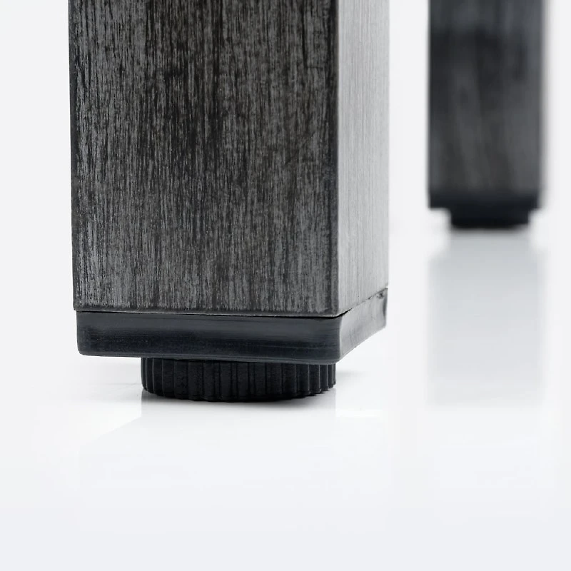 Belvedere End Table - Brushed Grey