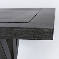 Belvedere 36”x71” Dining Table – Brushed Grey