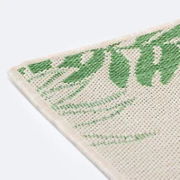 Cabana Outdoor Rug 5'x7' - Green Leaf