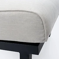 Eros Side Chair, Black Frame, Sand Cushions