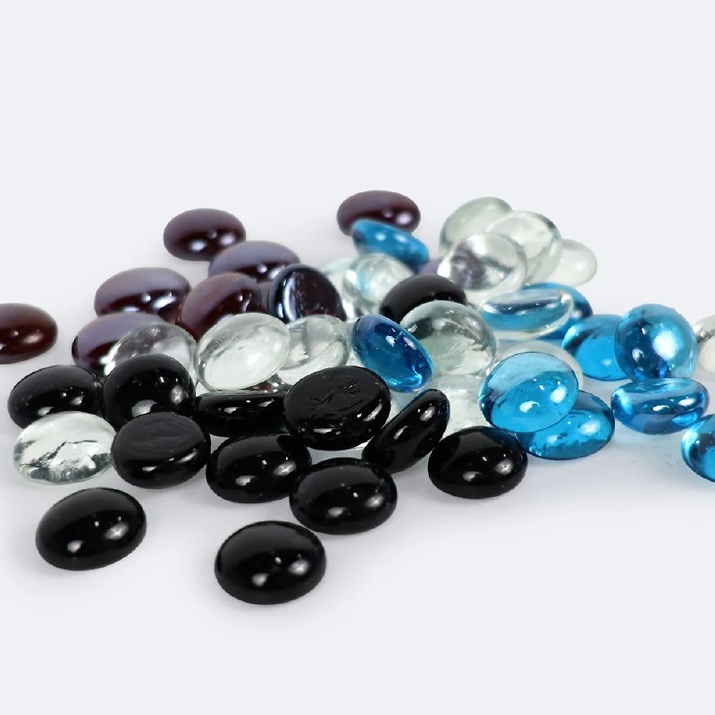 Firepit Glass Beads - Amber