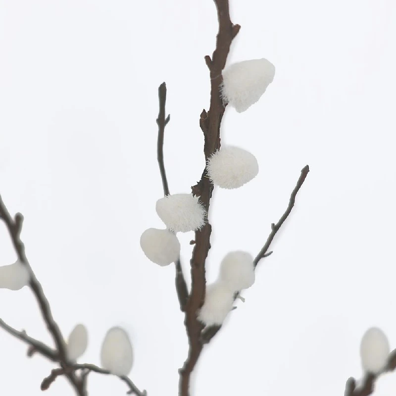 Faux Pussy Willow Branch