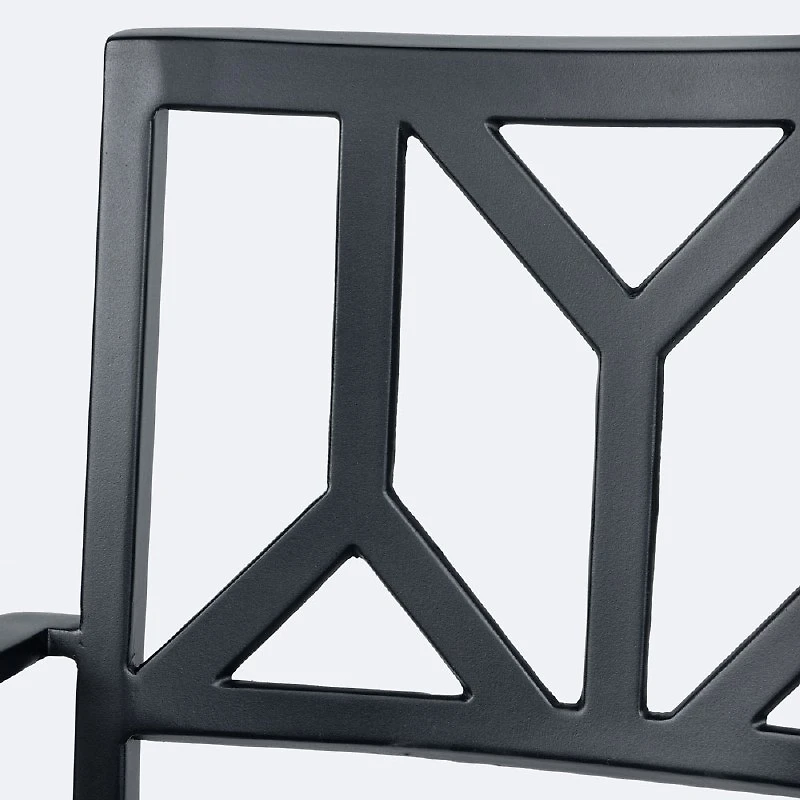 Geometric Dining Chair - Black