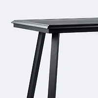 Geometric 38x70 Dining Table – Black