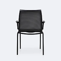 Holiday Sling Armchair - Black Frame / Shadow Sling