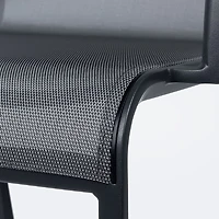 Holiday Sling Armchair - Dark Grey