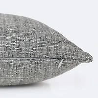 12"x18" Throw Pillow - Grey Jacquard