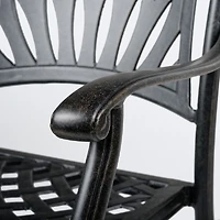 Ivy Dining Armchair - Black Tippet