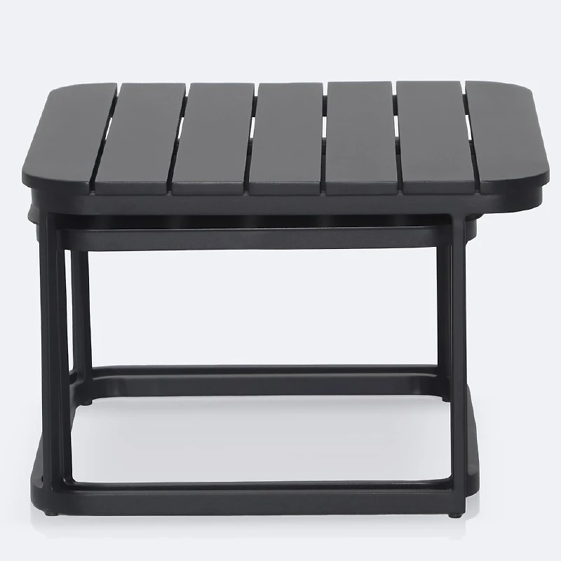 Kyoto Nesting Coffee Table Set - Black Frame