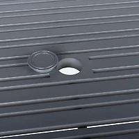 Lexi 40"x70" Rectangle Table - Dark Grey