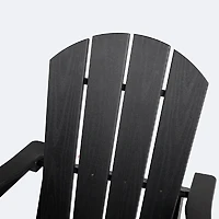 Lodge Adirondack Chair - Black