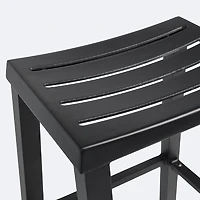Luna Counter Height Stool - Black