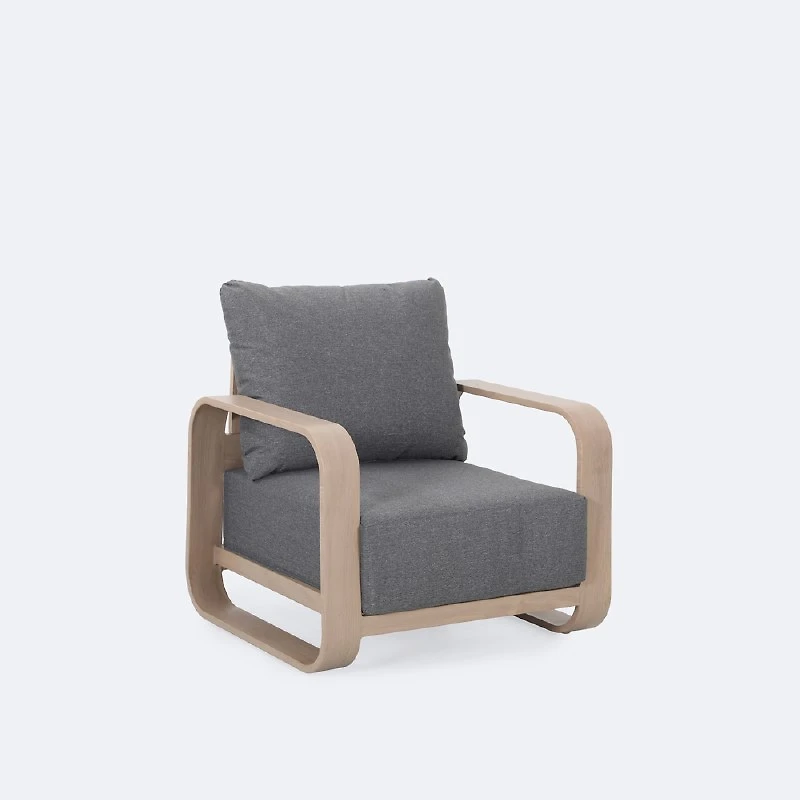 Marlow Conversation Set - Brushed Wood