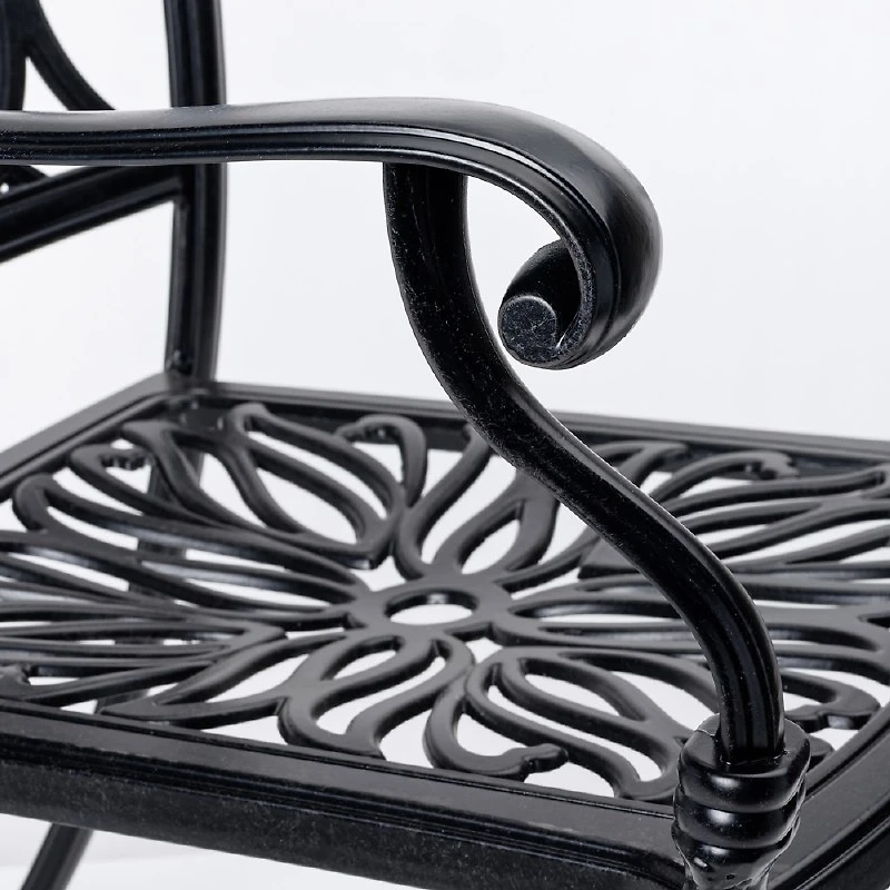 Meghan Armchair - Black Tippet