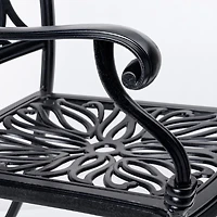Meghan Armchair - Black Tippet