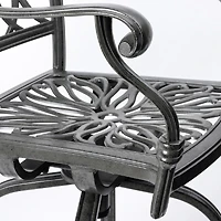 Meghan Swivel Bar Chair - Shade Grey