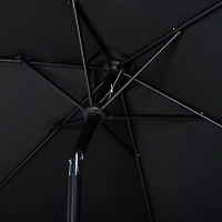 7.5' Deluxe Market Umbrella - Black