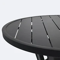 Resort Round Bar Table - Black