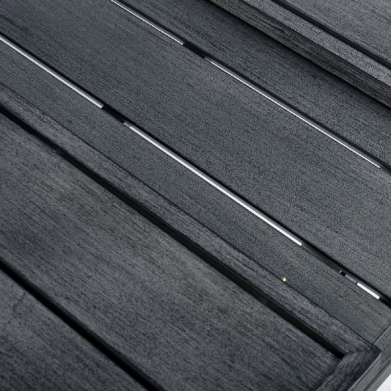 Resort Extendable Table - Brushed Grey