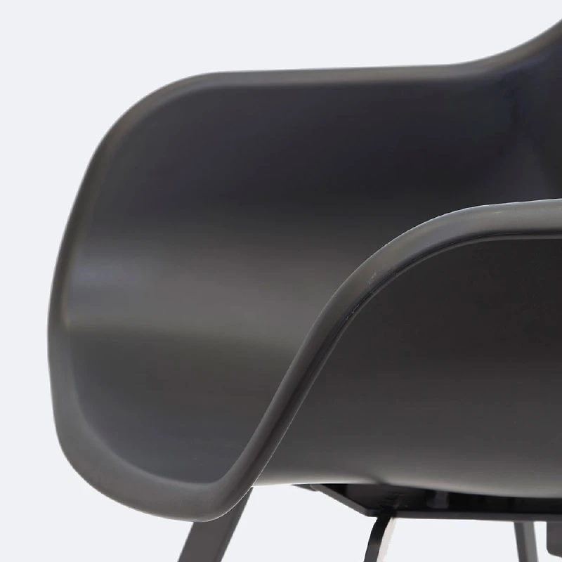 Ghost Dining Chair - Black