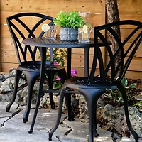 Sierra Bistro Set - Black