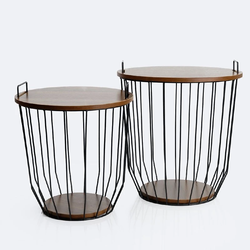 Storage Table - Wood Look Top - Small