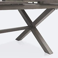 Tahoe Extendable Table - Brushed Taupe