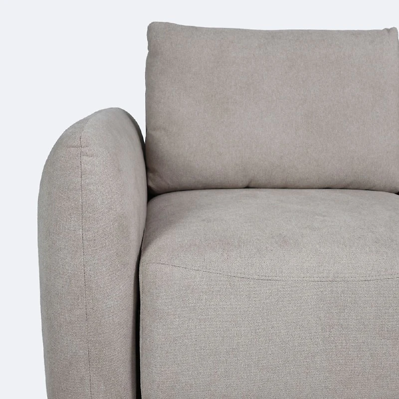 Vivo Right- Hand Facing Sectional Media Sleeper - Savy Beige