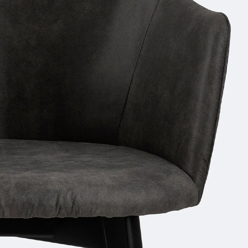Bella Dining Armchair - Dark Grey