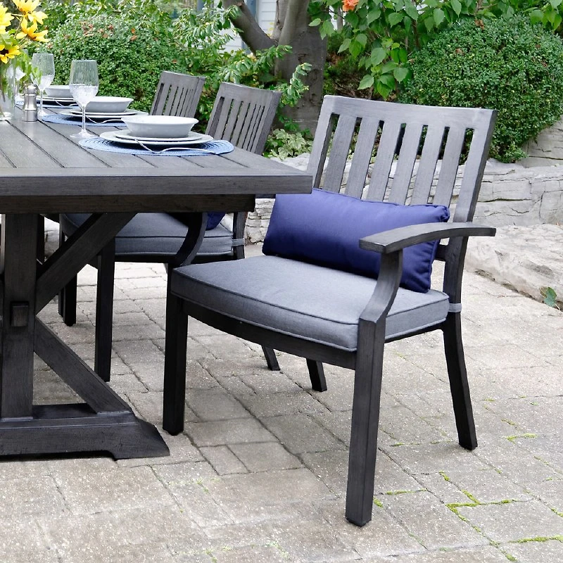 Belvedere Dining Chair - Brushed Grey