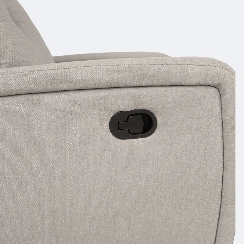Colin Reclining Chair - Light Grey