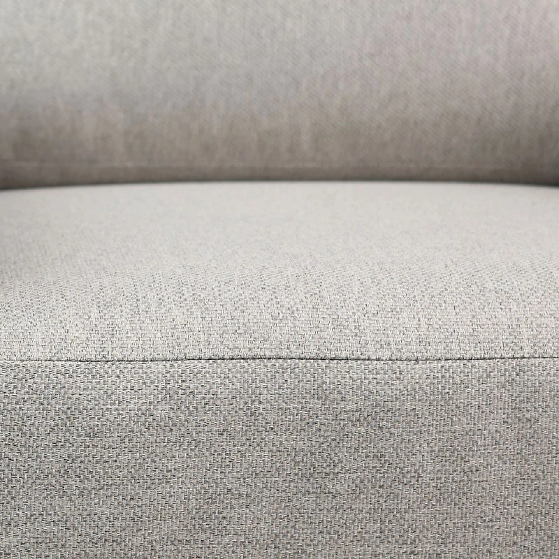 Denver Club Chair – Brushed Chocolate Frame - Tan Cushions