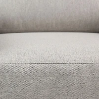 Denver Club Chair – Brushed Chocolate Frame - Tan Cushions