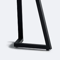 Geometric 38x70 Dining Table – Black