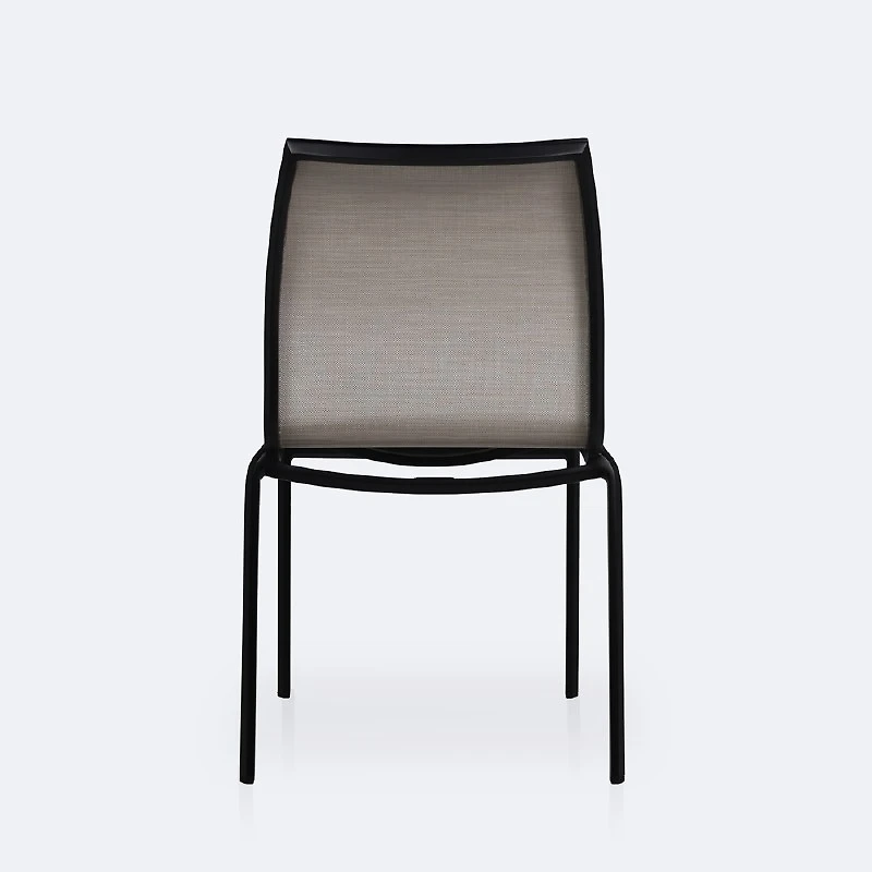 Holiday Sling Sidechair- Black Frame / Oatmeal Sling