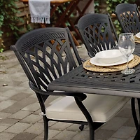 Ivy Dining Armchair - Black Tippet