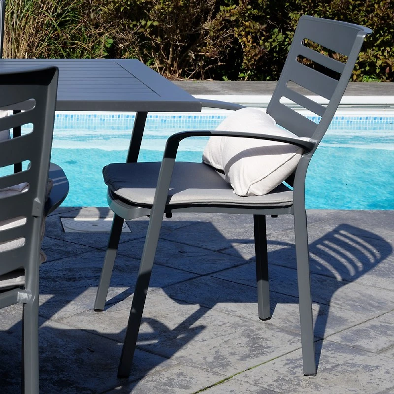 Linear Armchair  - Dark Grey