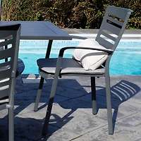 Linear Armchair  - Dark Grey
