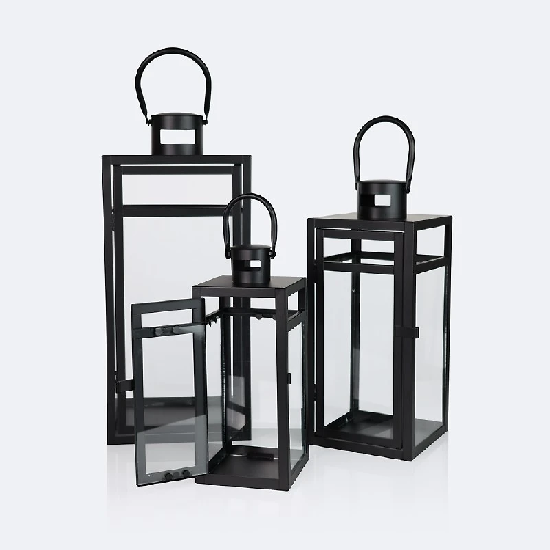 Cruz Lantern Medium - Black