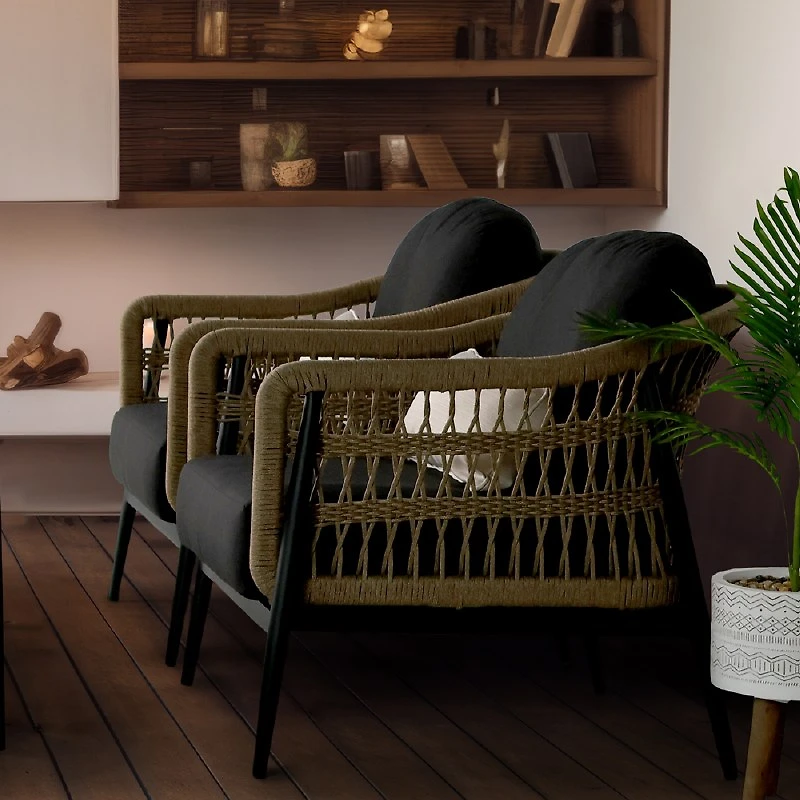 Phoenix Club Chair - Black