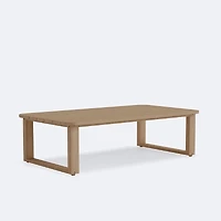 Randall Conversation Set - Woodlook Oak Frame / Limestone Cushions