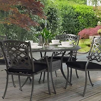Blanca Dining Set - 4 Seats - Shade Grey