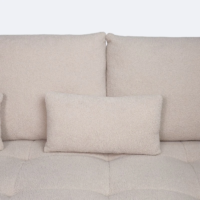 Estelle Left Hand Facing Sectional  - Bone