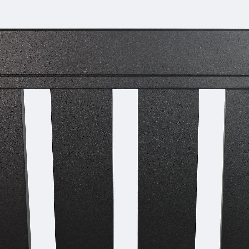 Belvedere Loveseat Bench - Black