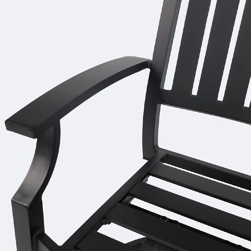 Belvedere Swivel Rocker - Black